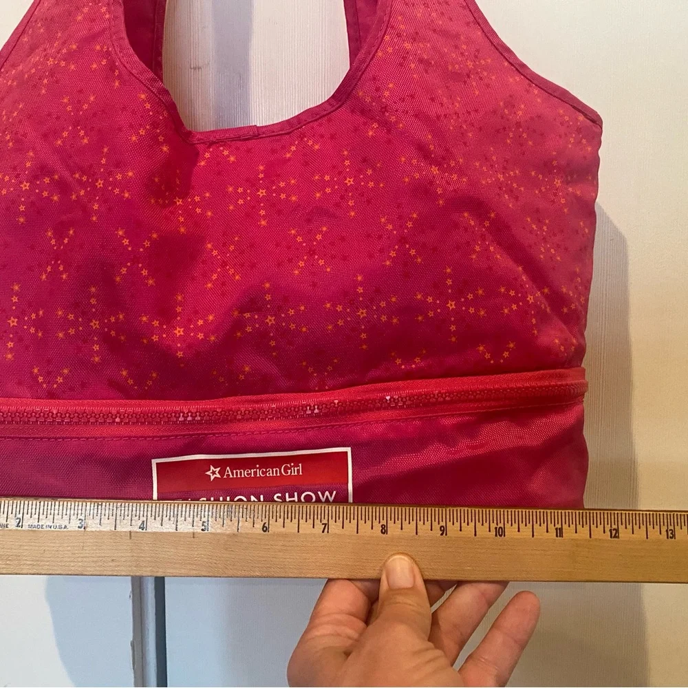 American Girl Fashion Show pink bag